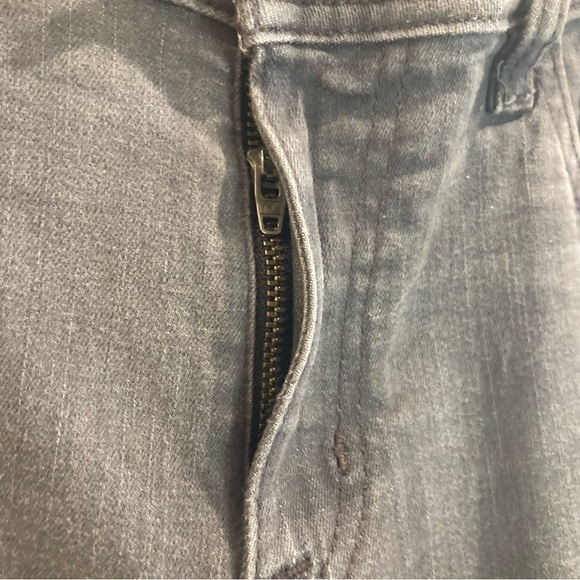 VOLCOM Sz 34 Vorta Cotton Grey Enzyme Washed Slim Straight Leg Jeans - Picture 5 of 13